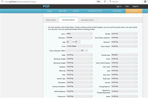 pof search username search